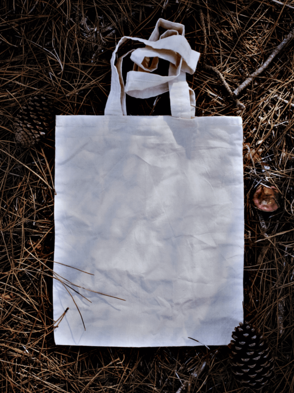 Tote bag with custom message